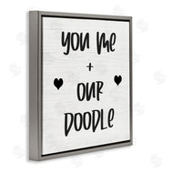 Stupell Studio | You Me and Our Doodle