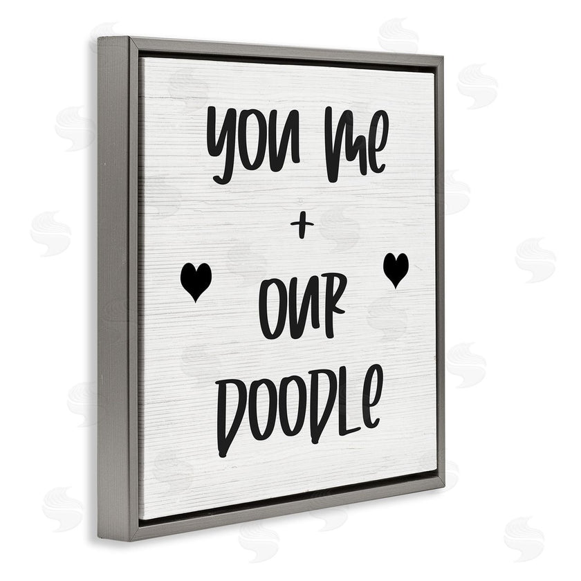 Stupell Studio | You Me and Our Doodle