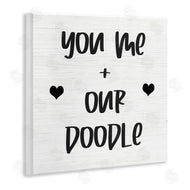 Stupell Studio | You Me and Our Doodle