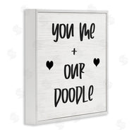 Stupell Studio | You Me and Our Doodle