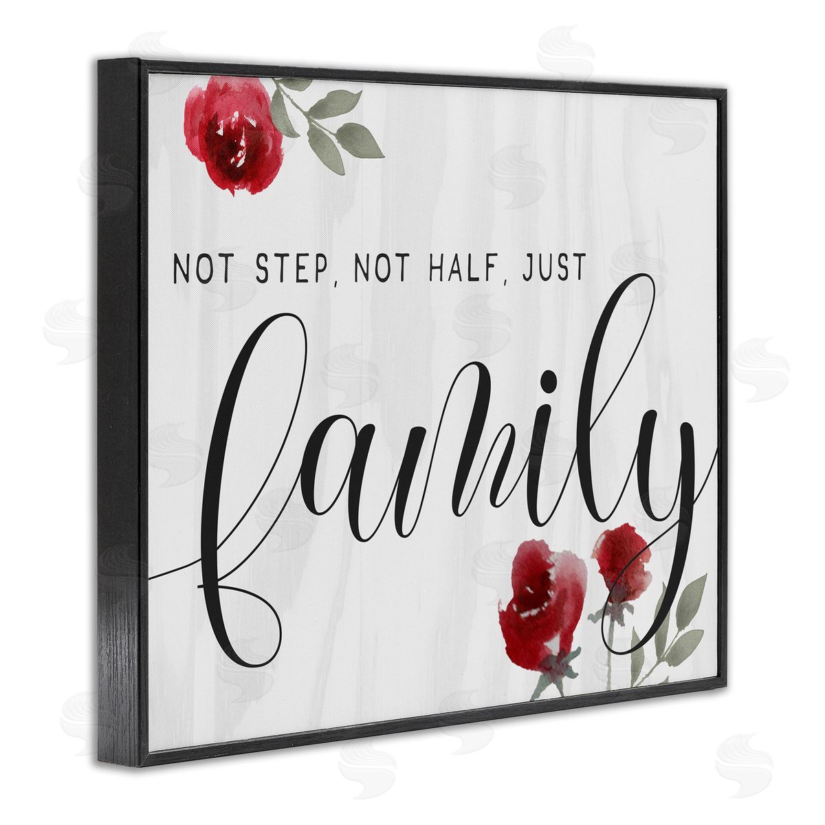 Extended Family Is Family Black Frame Print Wall Art, Home Decor by Stupell Studio