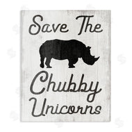 Stupell Studio | Save the Chubby Unicorns