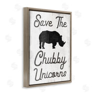 Stupell Studio | Save the Chubby Unicorns