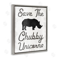 Stupell Studio | Save the Chubby Unicorns