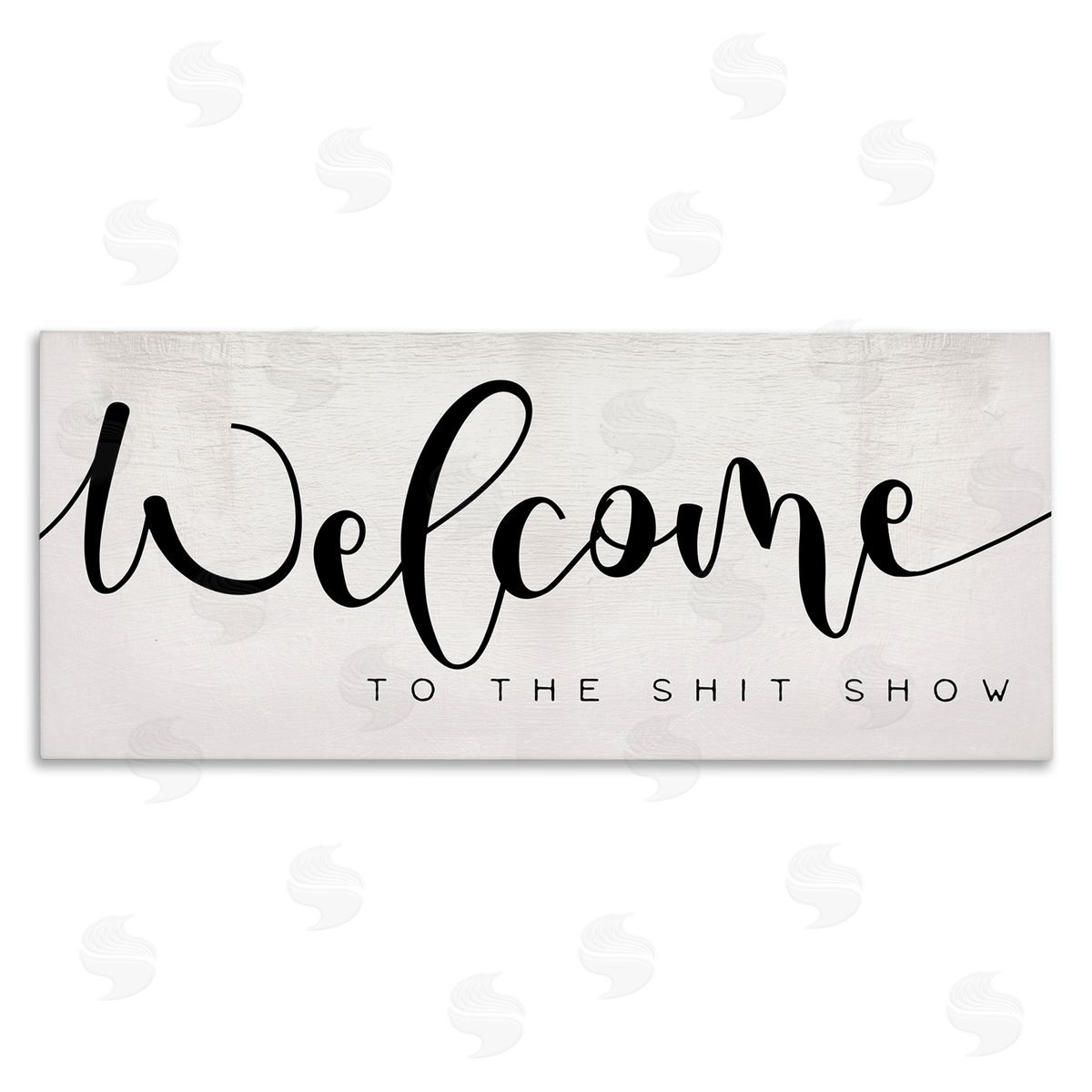 Sassy Welcome Phrase Canvas Wall Art, Home Decor by Stupell Studio