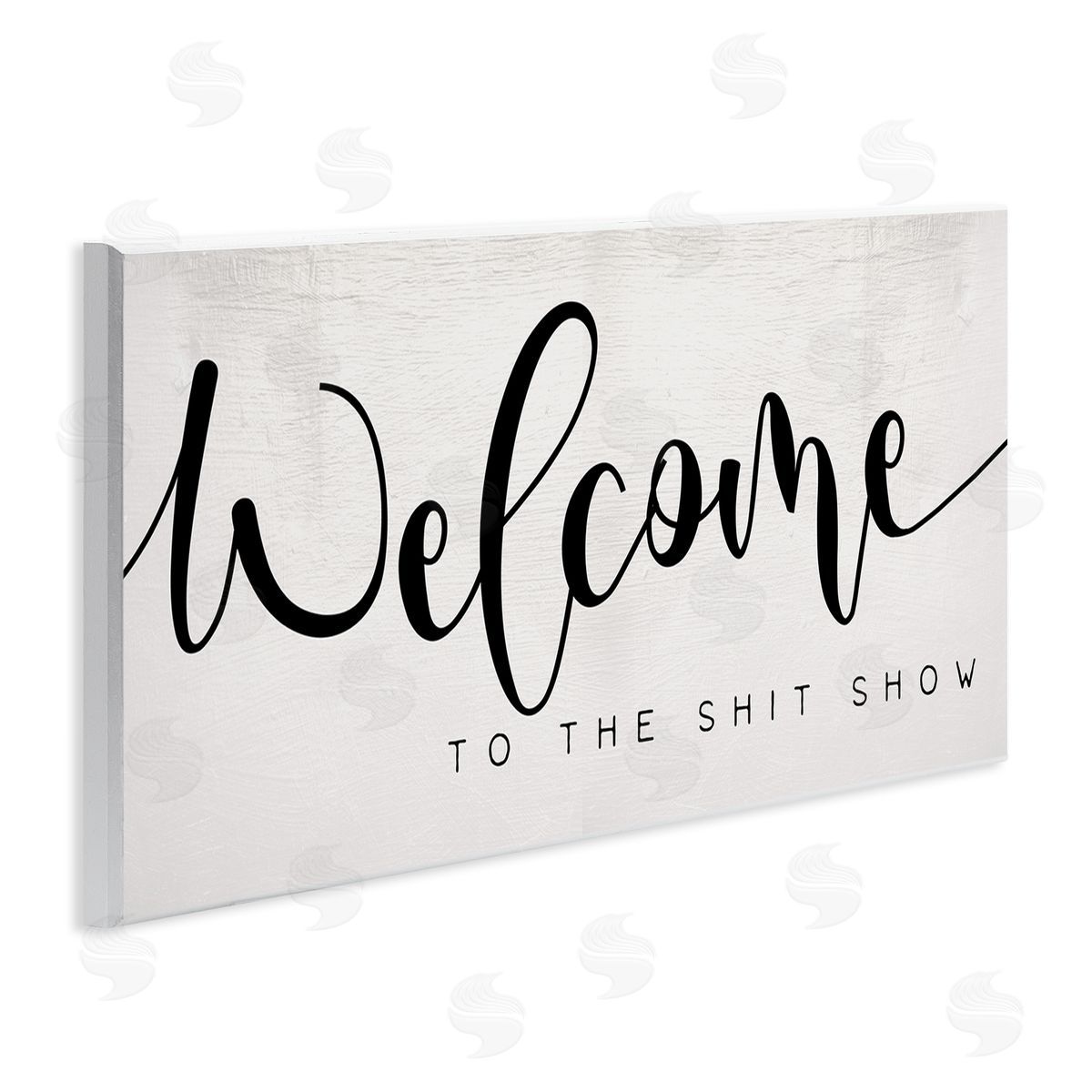 Sassy Welcome Phrase Wood Plaque Wall Art, Home Decor by Stupell Studio