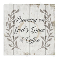 Stupell Studio | God's Grace & Coffee Phrase