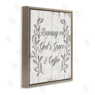 Stupell Studio | God's Grace & Coffee Phrase