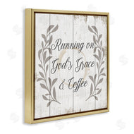 Stupell Studio | God's Grace & Coffee Phrase