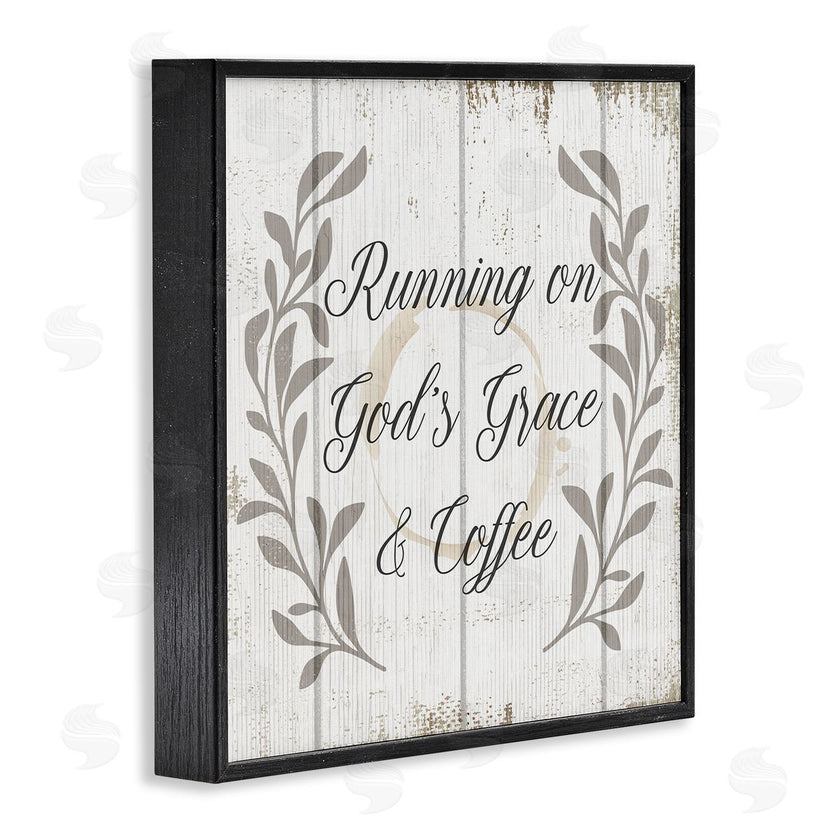 Stupell Studio | God's Grace & Coffee Phrase