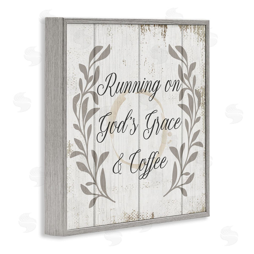 Stupell Studio | God's Grace & Coffee Phrase