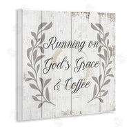 Stupell Studio | God's Grace & Coffee Phrase