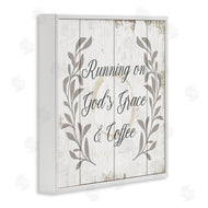 Stupell Studio | God's Grace & Coffee Phrase