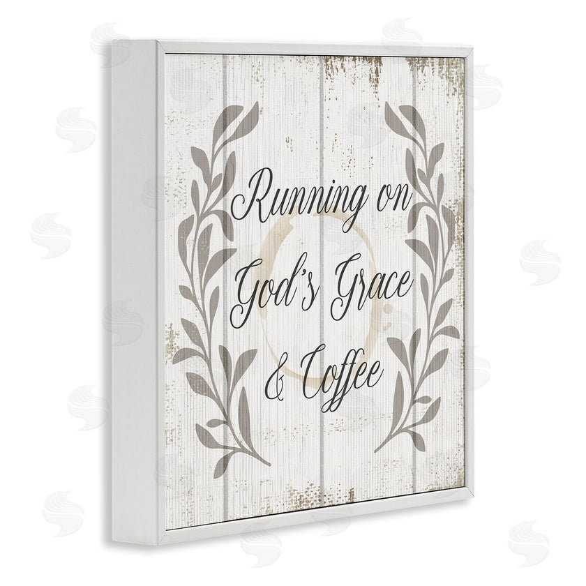 Stupell Studio | God's Grace & Coffee Phrase