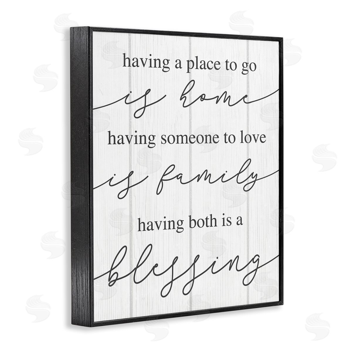 Finding Home Family and Blessing Black Frame Print Wall Art, Home Decor by Stupell Studio