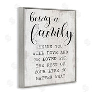 Stupell Studio | Family is Being Loved