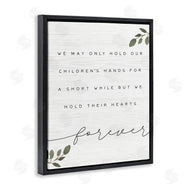 Stupell Studio | Our Children's Hearts and Hands