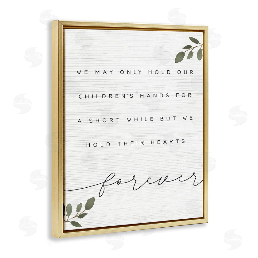 Stupell Studio | Our Children's Hearts and Hands