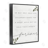 Stupell Studio | Our Children's Hearts and Hands