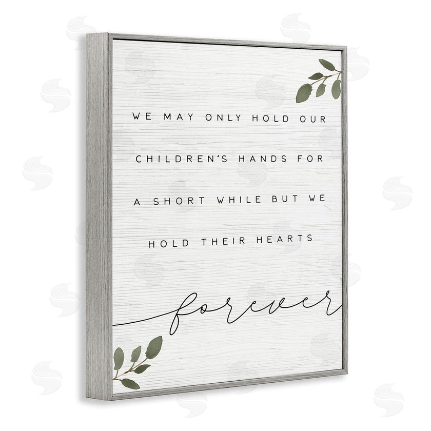 Stupell Studio | Our Children's Hearts and Hands