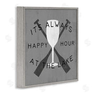 Stupell Studio | Always Happy Hour At Lake