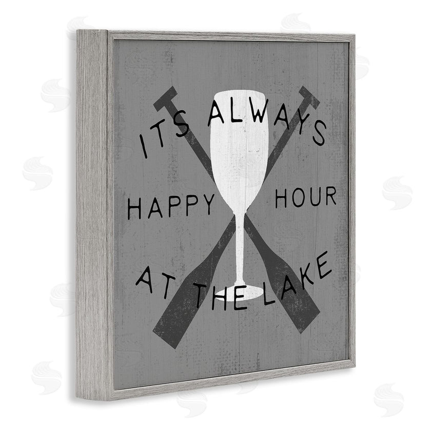 Stupell Studio | Always Happy Hour At Lake