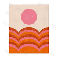 Stupell Studio | Abstract Sunset Arch Landscape