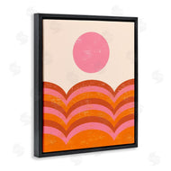Stupell Studio | Abstract Sunset Arch Landscape
