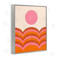 Stupell Studio | Abstract Sunset Arch Landscape