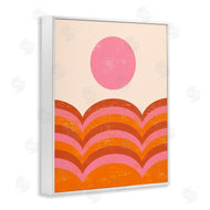 Stupell Studio | Abstract Sunset Arch Landscape