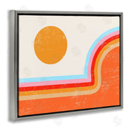 Stupell Studio | Abstract Sun Over Stripes