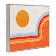 Stupell Studio | Abstract Sun Over Stripes
