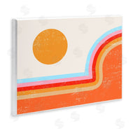 Stupell Studio | Abstract Sun Over Stripes