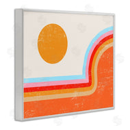 Stupell Studio | Abstract Sun Over Stripes