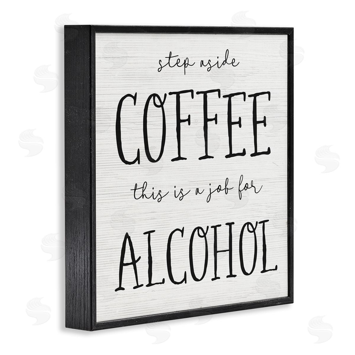 This a Job for Alcohol Black Frame Print Wall Art, Home Decor by Stupell Studio