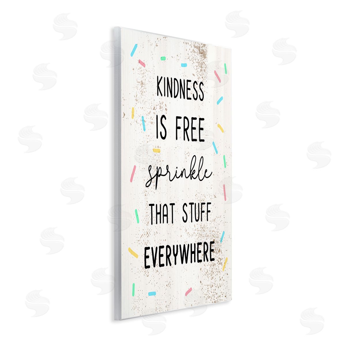 Sprinkle Kindness Everywhere Wood Plaque Wall Art, Home Decor by Stupell Studio