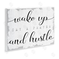 Stupell Studio | Wake Up Pray and Hustle