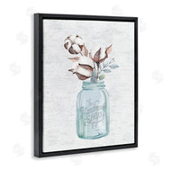 Lettered and Lined | Cotton Flower in Soap Jar