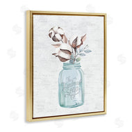 Lettered and Lined | Cotton Flower in Soap Jar