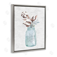 Lettered and Lined | Cotton Flower in Soap Jar