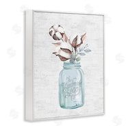 Lettered and Lined | Cotton Flower in Soap Jar