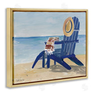 Stellar Studio | Blue Beach Chair with Hat