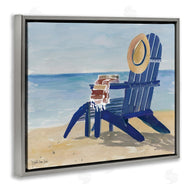 Stellar Studio | Blue Beach Chair with Hat