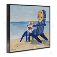 Stellar Studio | Blue Beach Chair with Hat