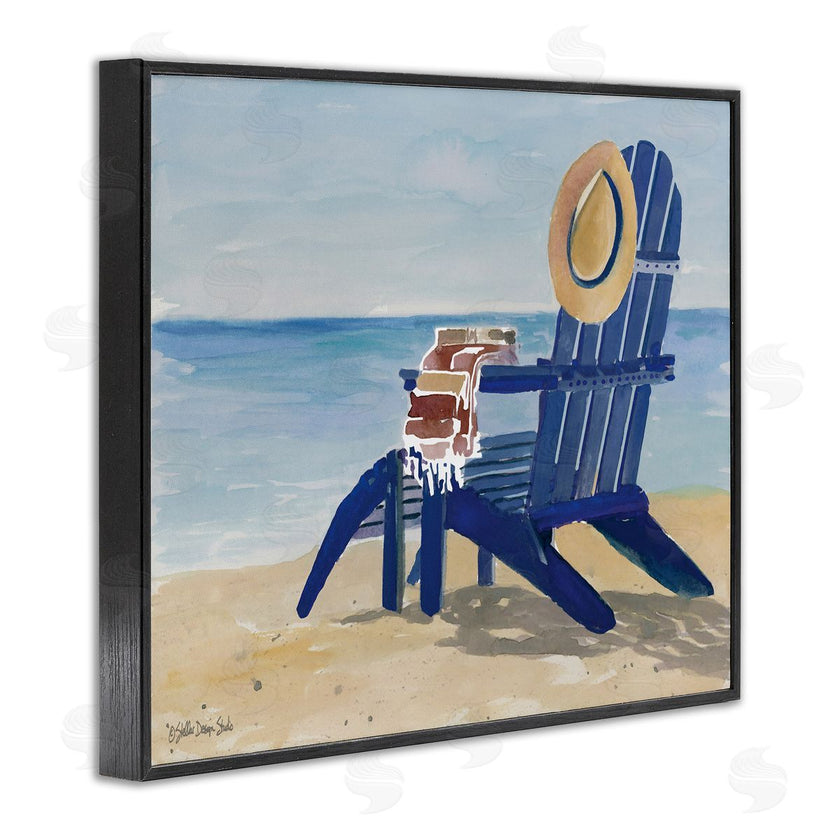 Stellar Studio | Blue Beach Chair with Hat