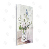 Stellar Design Studio | Blue Cardinal on Spring Bouquet