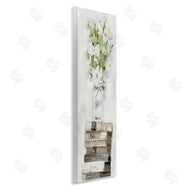 Stellar Studio | White Florals on Distressed Books