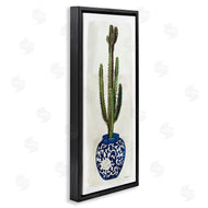 Stellar Design Studio | Cacti in Ornate Blue Pot