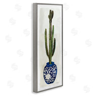 Stellar Design Studio | Cacti in Ornate Blue Pot