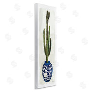 Stellar Design Studio | Cacti in Ornate Blue Pot
